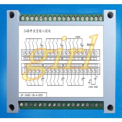 24 way switch input (photoelectric isolation isolation 485 MODBUS protocol), a total of Yin Yang