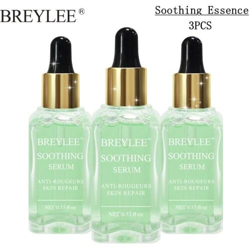 3PCS BREYLEE Face Serum Mask Soothing Repairing Serum Sensitive Skin Care Cream Redness Moisturizer Acne Scar Removal Essence