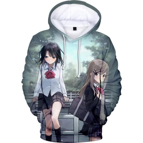 Anime Adachi to Shimamura 3D Hoodies Boys/girls Casual Hooded Sweatshirt Trend Casual Street Clothing New Children Pullovers