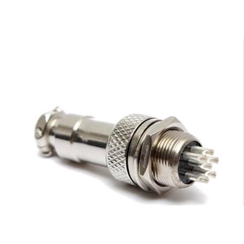 DuoWeiSi 3D Printer parts GX16 2PIN-10PIN Microphone Female Aviation Plug Male Chassis Socket Connector Cable