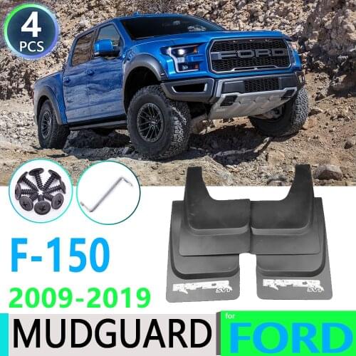 For Ford Raptor F150 F-150 F 150 2009~2019 2010 2011 2012 2013 Car Fender Mudguard Mud Flaps Guard Splash Flap Car Accessories