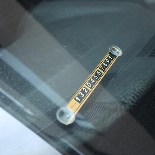 Temporary Parking Card for Renault Koleos For Samsung QM6 accessories