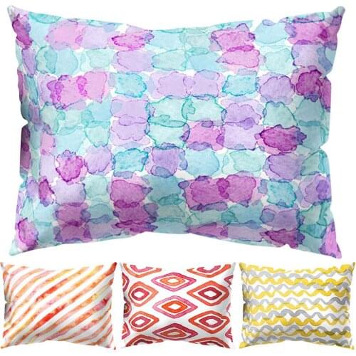 30cm x 50cm Creative Geometric Circle Wave Star Pattern Stripe Print Sofa Car Pillow Case Cushion Cover Decoration