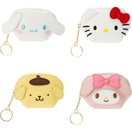 Cute cartoon Melody zipper coin purse mini hello kitty kid children women wallet key case girl small purse