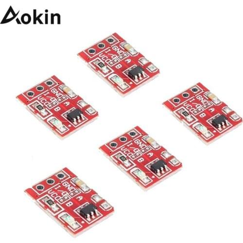 5PCS TTP223 Touch Key Switch Module Touching Button Self-Locking No-Locking Capacitive Switches Single Channel For Arduino l8