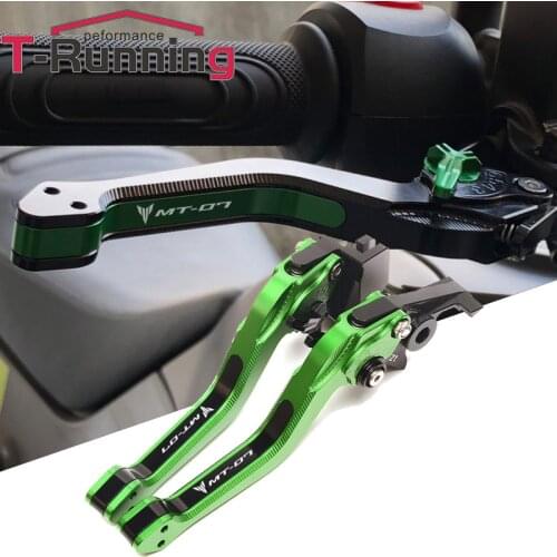 Motorcycle Accessories CNC Adjustable Rhombus Brake Clutch Levers Newest Style For Yamaha MT07 FZ07 mt-07 2019 2020 2021
