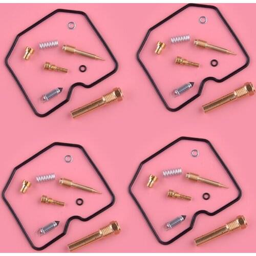 NEW 4Sets Carburetor Repair Kit Motorcycle Accessories Fit for Kawasaki ZL600B Eliminator 1996 1997