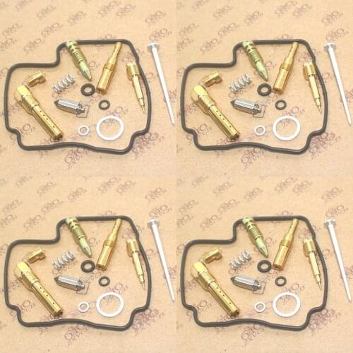 4SET For Honda CBR250 MC14 MC17 MC19 Motorcycle Carburetor Repair kit Main Pilot Jets Gasket
