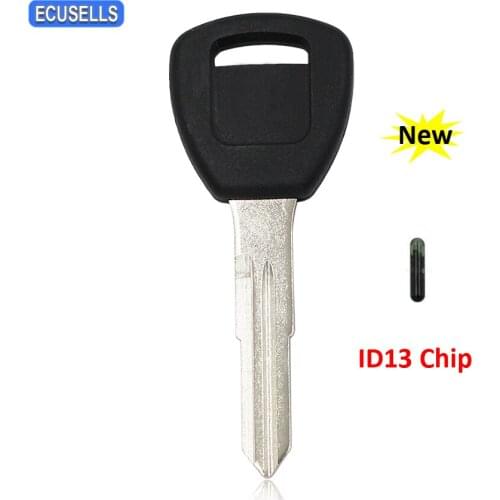 New Replacement ID13 Transponder Key Chip ID 13 Chip with Uncut Blade For Honda Accord Civic Insight Odyssey Prelude S2000