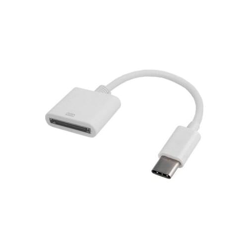 New 10cm Dock 30Pin Female to USB-C USB 3.1 Type C Male Cable for XM 4c Onplus2 3 NEXUS 5X 6P LG G5 HW P9 ZUK