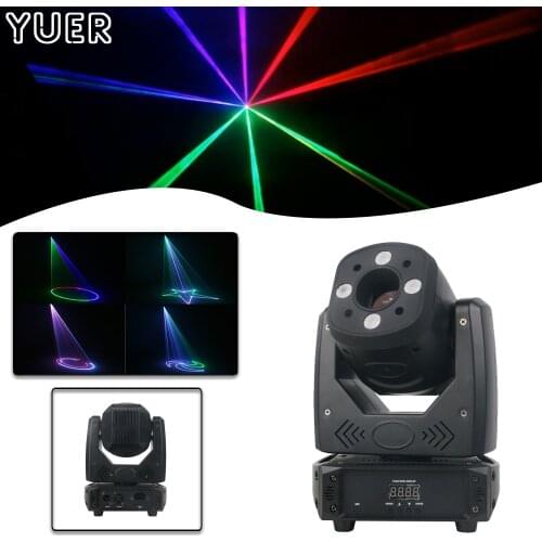 NEW 70W RGB Laser Moving Head Light 4X3W RGBW LED Light For DJ Disco Stage Club Dance Floor Party Prom Outdoor Indoor DMX