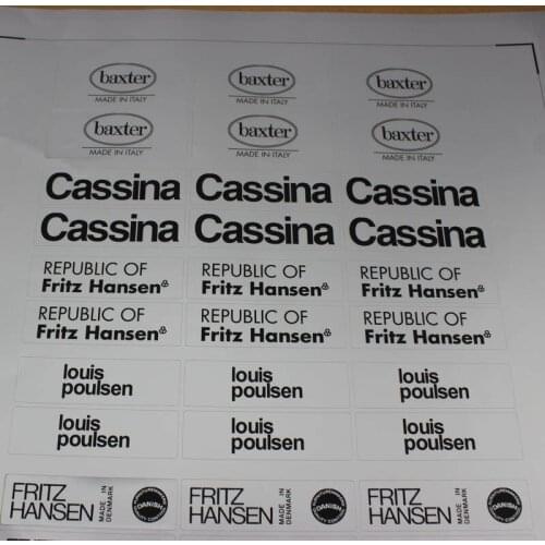 Good quality glossy surface black printing adhesive metallic silver label