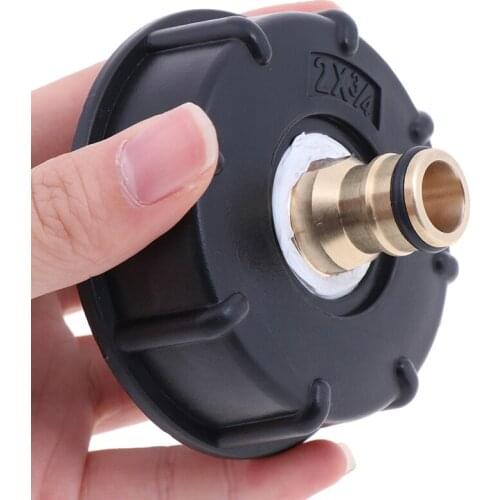 IBC Tap Hose Adapter Reducer Connector Water Tank Fitting S60x6 To 3/4'' Standard Coarse Thread Durable Garden Hose Pipe Storage