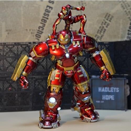 Genuine Hasbro Marvel Superhero Comicave CS Iron Man MK7 MK43 Super Alloy Toy Joint Movable Figure Model