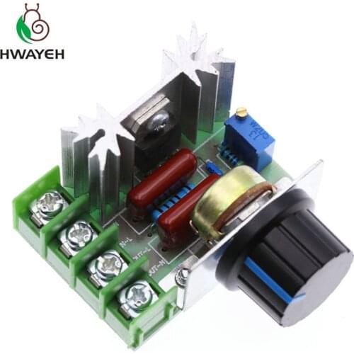 AC 220V 2000W SCR Voltage Regulator Dimming Dimmers Speed Controller Thermostat