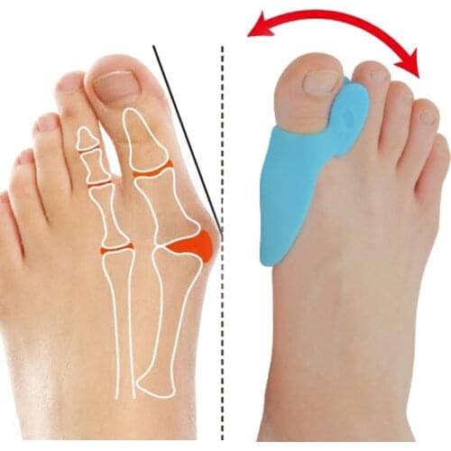 1-2Pair Silicone Orthopedic Product Foot Care Tool Hallux Valgus Hammer Toe Separator Stretchers Bunion Protector Straightener