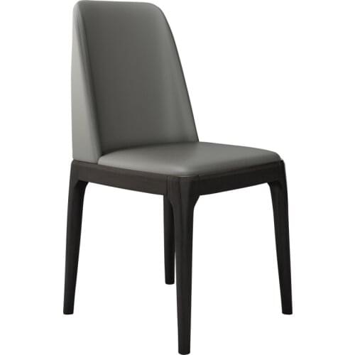 Nordic Solid Wood Dining Chair Household Light Luxury Soft Package Back Chair Simple Hotel Restaurant Modern Net Red Dining Tabl