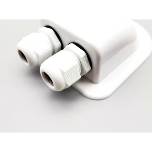 Roof Double Hole Cable Wire Entry Box Solar Panel for Motorhome Camper Boat RV