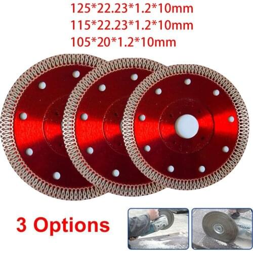4.5inch 115mm Ultra-thin Diamond Ceramics Saw Leaves Cutting Discs Power Tool For Cutting Porcelain Ceramic Tile Granite