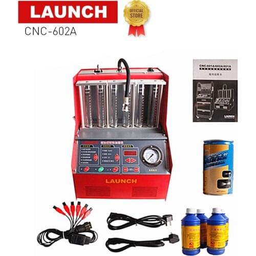 Launch CNC 602A CNC602A injector cleaner and tester CNC-602A With English Panel free shipping DHL