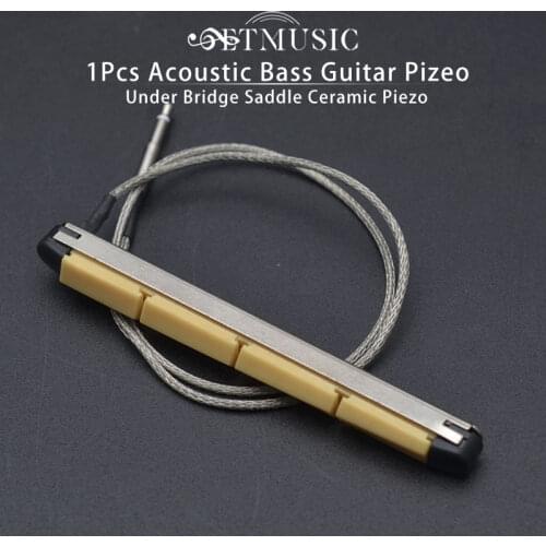 1/10/50pcs Transducer Under Bridge Saddle Ceramic Piezo Pickup Stringed Instruments for 4 String Acoustic Guitars Bass