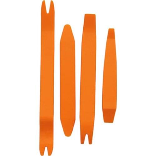 4pcs Professional Auto Car Tools Radio Door Clip Panel Trim Dash Car Audio Door Removal Tool Installer Pry Tools