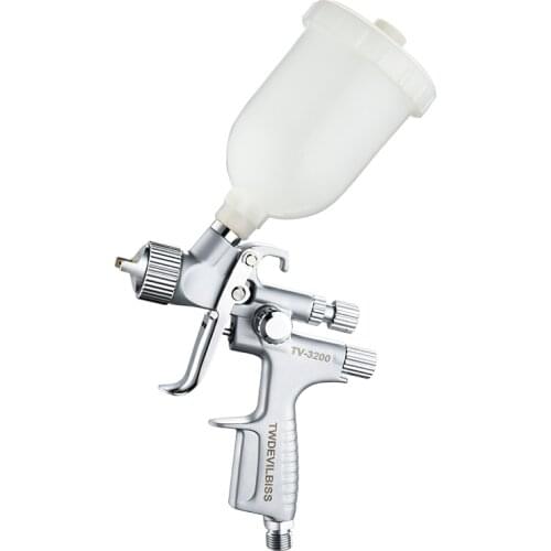 Professional LISSON TV3200 Mini Spray Gun for Furniture Car Spot Repair Painting Tool High Atomization Topcoat Paint Air Sprayer
