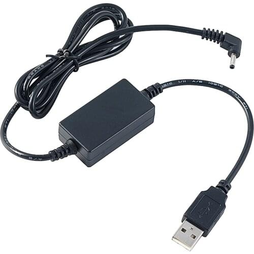 E12 Dummy Battery DC Coupler 5V 2A USB Cable Power Adapter Kit for EOS M2 M10 M50 Cameras, provide uninterrupted power supply