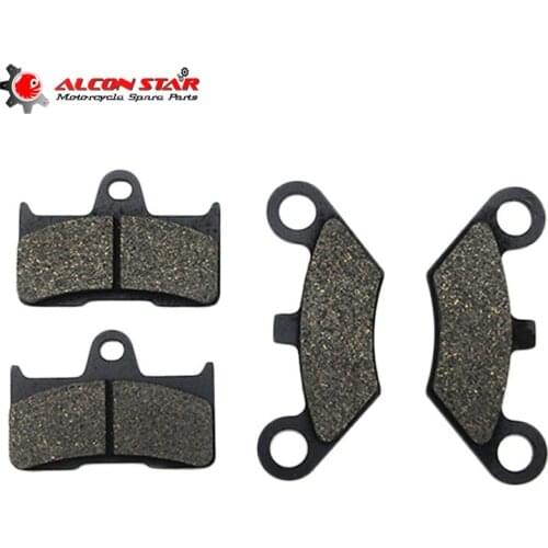 Alconstar- 2 Pair Front Rear Brake Pad For CFmoto CF500 500 500CC CF600 600 600CC X5 X6 X8 U5 ATV UTV Shineary