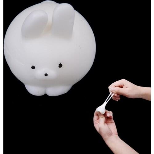 1Pcs Anti-stress Rabbit Fun Antistress Squeeze Ball Toy Emotion Vent Ball Resin Doll Stress Reliever Toy For Adult Children