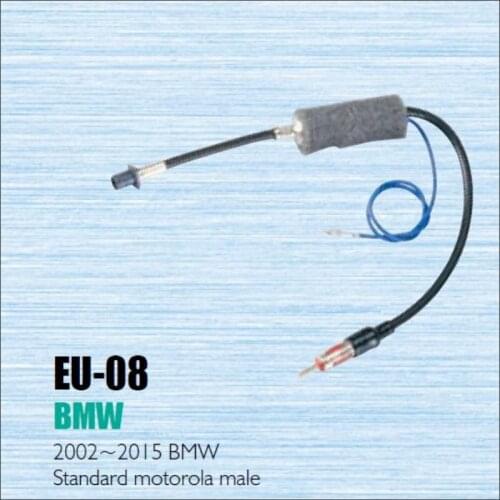 Car Radio Antenna Adapter Cable Wire For BMW 2002-2015 Aftermarket Stereo CD DVD GPS Installation Kits Accessories