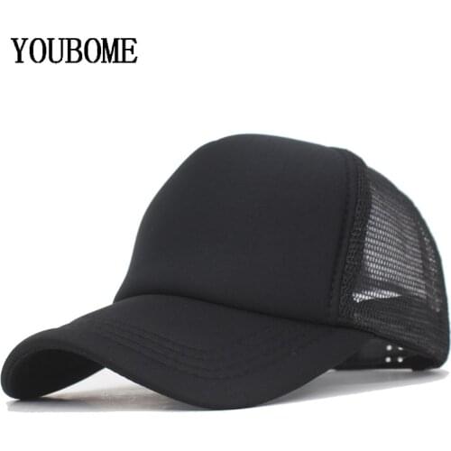 YOUBOME Baseball Cap Men Brand Flat Snapback Caps Women Hats For Men Casquette Bone 5 panel Mesh Summer Hip hop MaLe Dad Cap Hat