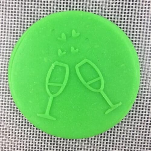 Clink Glasses Acrylic Cookies Embossing Printing Stamps 3D Custom Seal Cake Icing Decoration All Kinds Of Cartoon Patterns