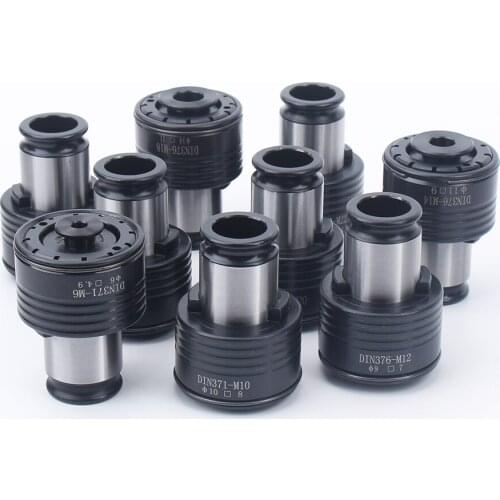 DIN M6-M24 9PCS Overload Protection 31mm Connecting Tapping Collects Chucks Pneumatic Tapping Machine Parts