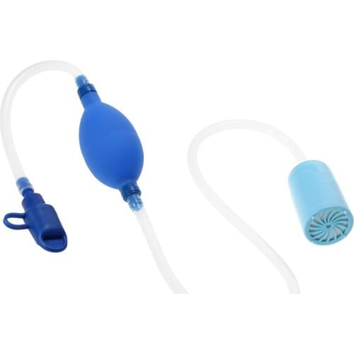 Pressurized Water Filter Hydration Hose Water Purifier for Outdoor Camping Hiking Survival Emergency Preparedness