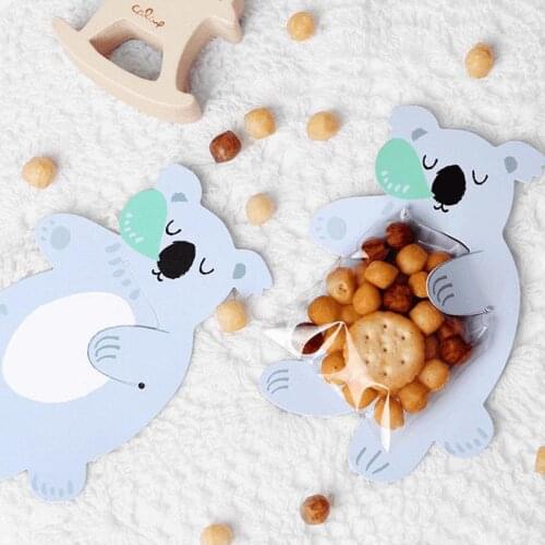 Animal 10pcs/lot Baby Shower Birthday Party Cute Gift Bags Candy Bags Cookie Bags Bear Candy Box Greeting Cards Popular Rabbit
