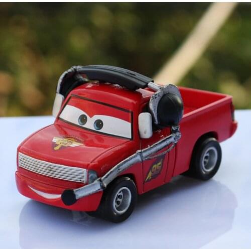Disney Pixar Cars 2 No.95 Lightning Mcqueen Commander Pattern Metal Diecast alloy Toy Car model for children 1:55 Brand toys new