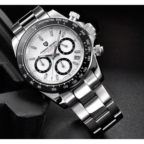 PAGANI DESIGN 2019 Men Sports Quartz Watch Luxury Men 100M Waterproof WristWatch New Fashion Casual Men Watch relogio masculino