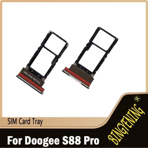 New Original For Doogee S88 Pro SIM Card Holder Tray Slot Replacement Part For Doogee S88Pro Phone