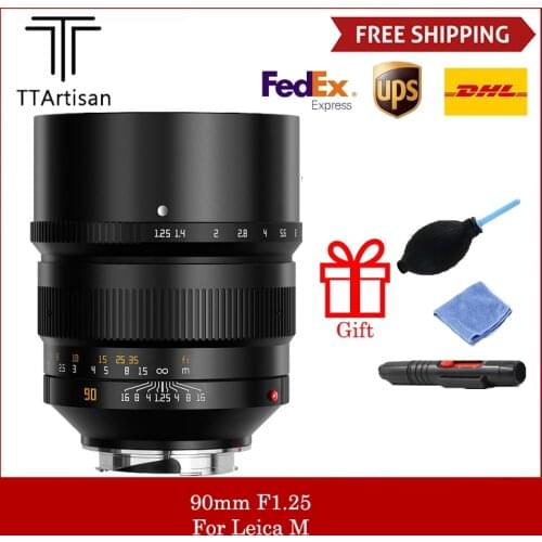 TTArtisan 90mm F1.25 Full Fame Lens for Leica M-Mount Cameras Like Leica M-M M240 M3 M6 M7 M8 M9 M9p M10