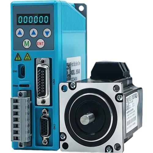 Full-duplex EtherCAT bus 57 hybrid servo closed-loop stepper motor control driver system set