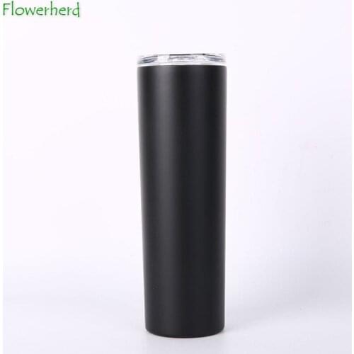 30oz Straight Cup Slimming Cup Drink Cup 304 Stainless Steel Vacuum Flask Coffee Cup Coffee Mug with Lid Mugs Coffee Cups