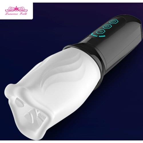 Real Pussy Sex Toys for Men Vagina realistic Male Masturbator Automatic Silicone Mouth Erotic sex tools for men Vibrator