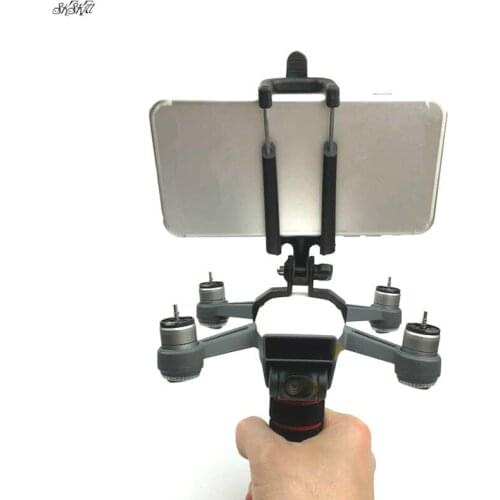 Handheld Stabilizer holder Portable Bracket Support 1/4 tripod monopod mount For DJI spark Drone Accessories