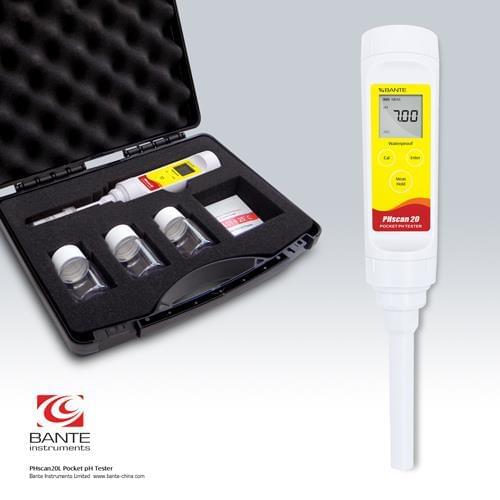 Shanghai special PHscan20F-E/K portable waterproof pen type pH meter for measuring semi-solid acidity meter