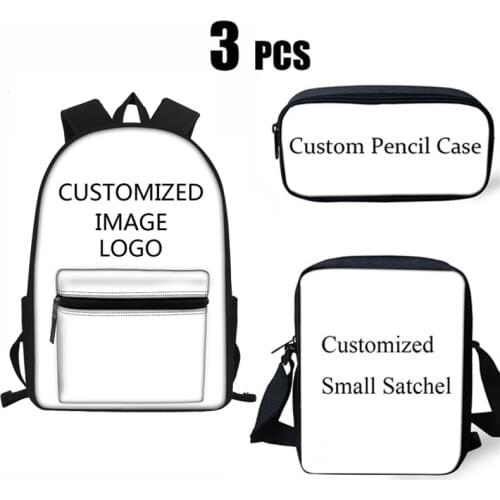 Customized Your Image 3D Print School Bags for Girls Multifunction School Backpacks for Teen Boys Laptop Bagpacks Kids Book Bag