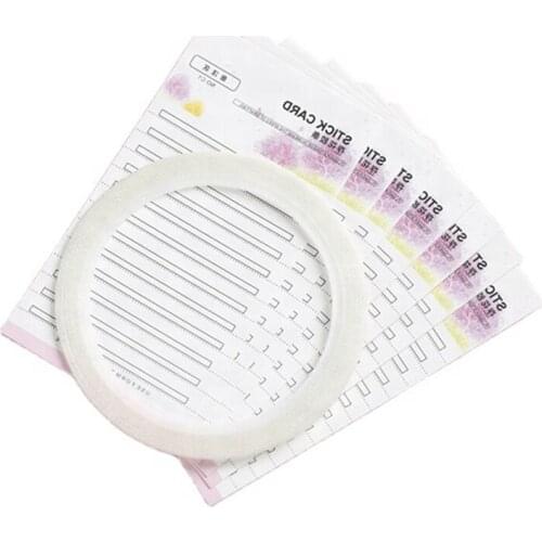 Fan Eyelash Stick Card Eyelash Extension Tool Lashes Storage Card Easy Fan Volume Flower False Lashes Strip Pads Makeup Tools