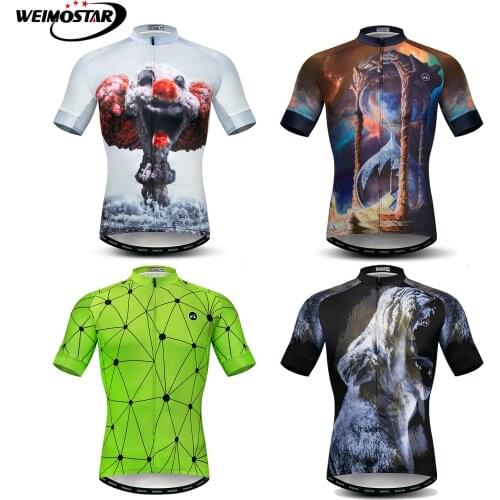 Weimostar Cycling Jersey Pro shirts Tops Sport Clothes Wear mtb Summer Men Ropa ciclismo maillot Cycling Clothing