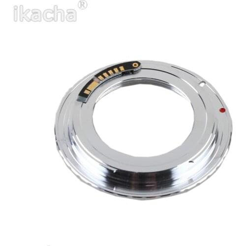 1Pcs AF Confirm Chip M42 Lens to for Canon EOS Mount Adapter for 60D 50D 40D 600D 550D 500D Silver