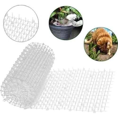 30cmx2m Household Garden Prickle Strip Anti Cat Repellent Deterrent Spike Mat mat is also can be cut into multiple small pieces